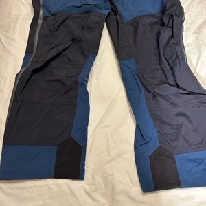 Two-Tone Blue and Black Pants